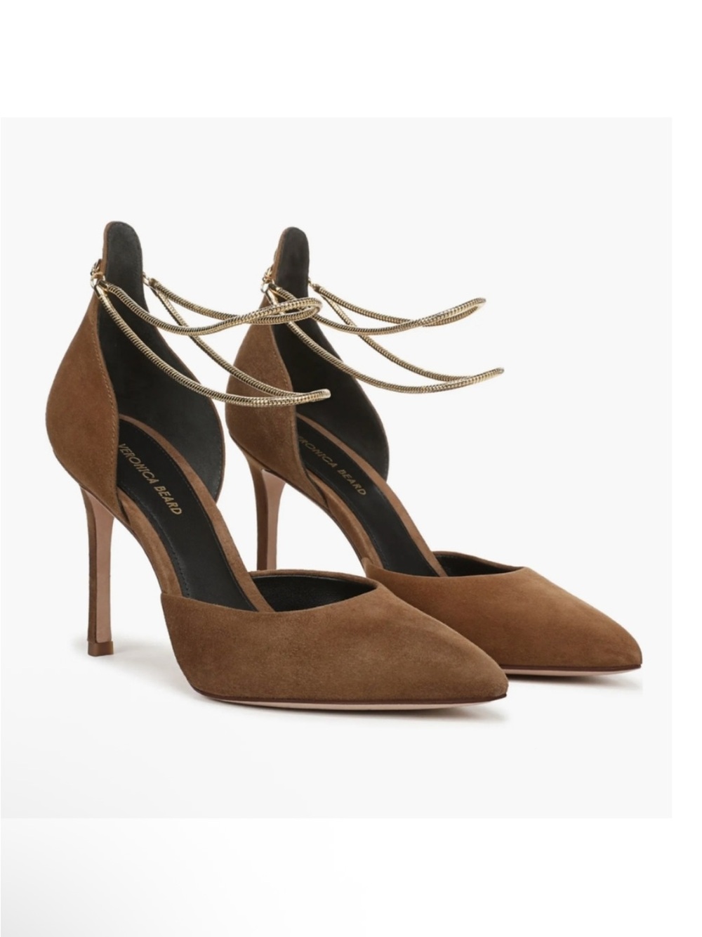 Veronica Beard Leandra Ankle Strap Stiletto Pump size 6.5